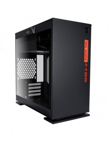 Boitier INWIN 301 Black et rouge mITX...