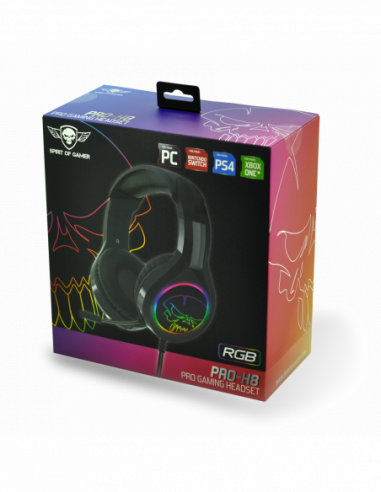 Casque micro GAMER PRO-H8 RGB pc...