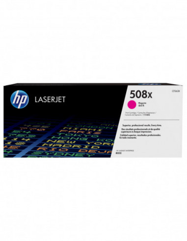 Toner ORIGINAL HP 508X magenta CF363X...