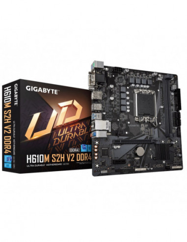 Carte mere GIGABYTE H610M S2H D4 vga...