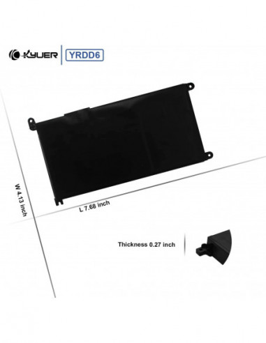 Batterie COMPATIBLE EKO  DELL YRDD6...