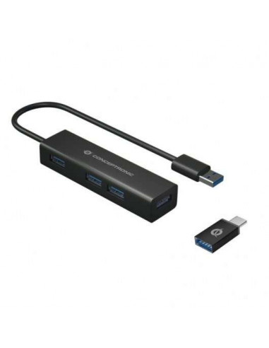 Hub USB 3.0 vers 4 USB 3.0 + USB-C  +...