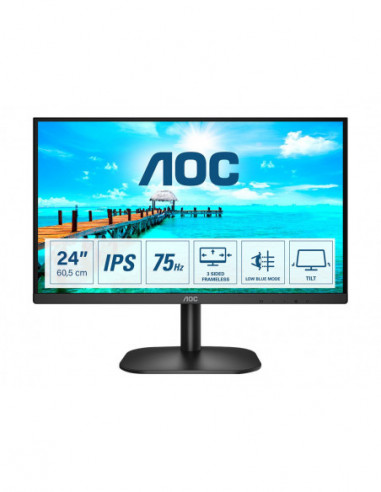 24 AOC 24B2XH 1920x1080 IPS 75hz  dvi...