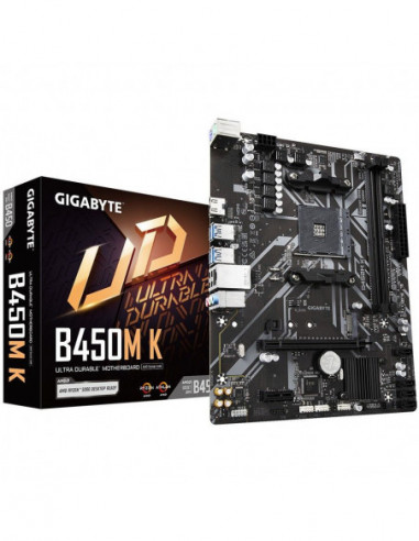 Carte mere GIGABYTE B450M-K AM4 DDR4