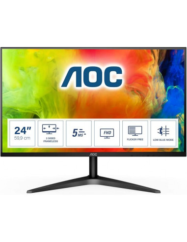 23.6 AOC 24B1H 1920x1080 hdmi vga...