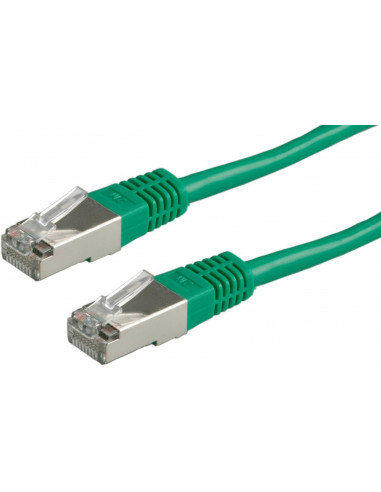 Cable RJ45 Droit FTP cat 6 0.5 m VERT