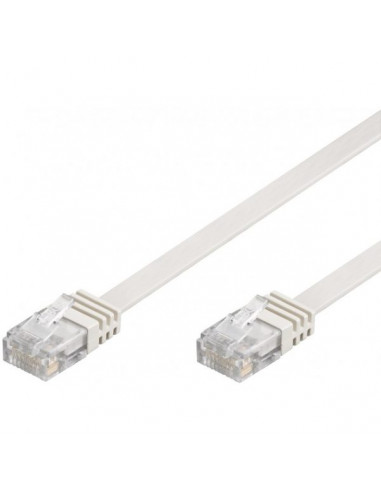 Cable RJ45 UTP 100% cuivre PLAT 10m...