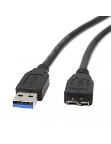 Cable usb 3 a-male vers micro USB3-B...